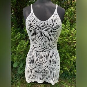 White Camisole Summer Sweater